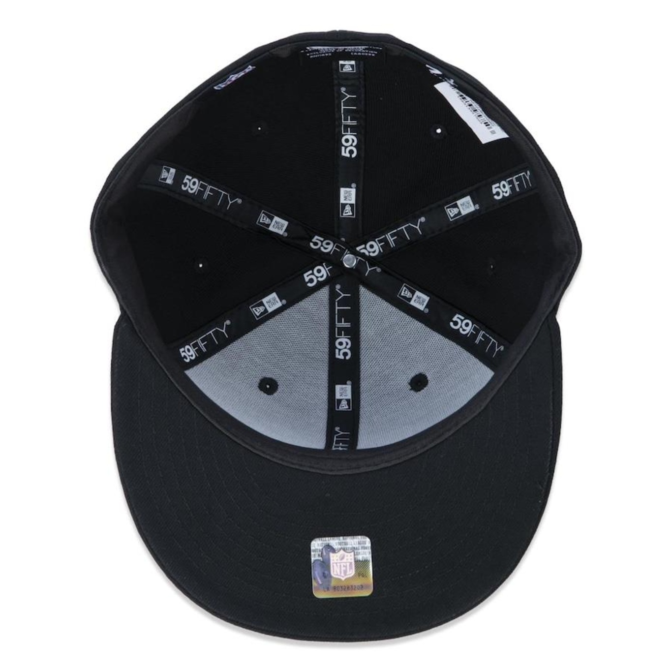 Boné Aba Reta New Era 59Fifty NFL Las Vegas Raiders - Fechado - Adulto - Foto 5