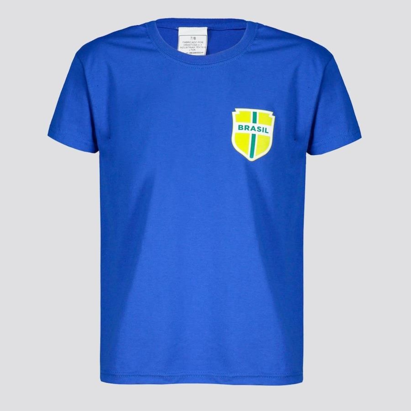 Camiseta Futfanatics Brasil Escudo - Infantil - Foto 1