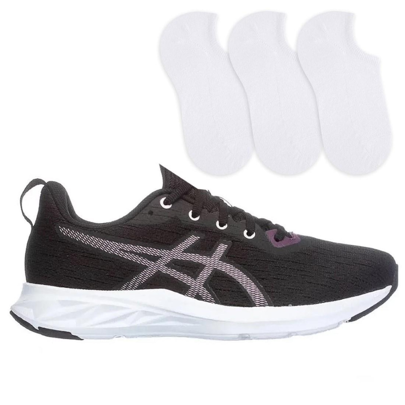 Kit Tênis Asics Versablast 2 SE - Masculino + Meias Cano Curto 1011B559 com 3 Pares - Foto 1