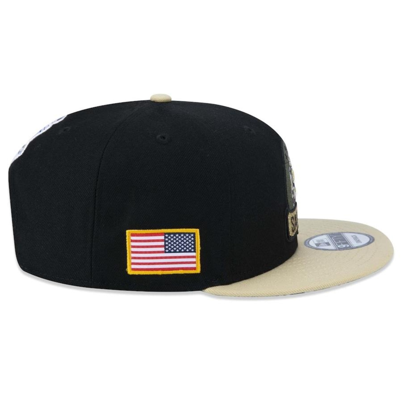 Boné Aba Reta New Era 9Fifty New Orleans Saints Salute To Service 2022 - Snapback - Adulto - Foto 6