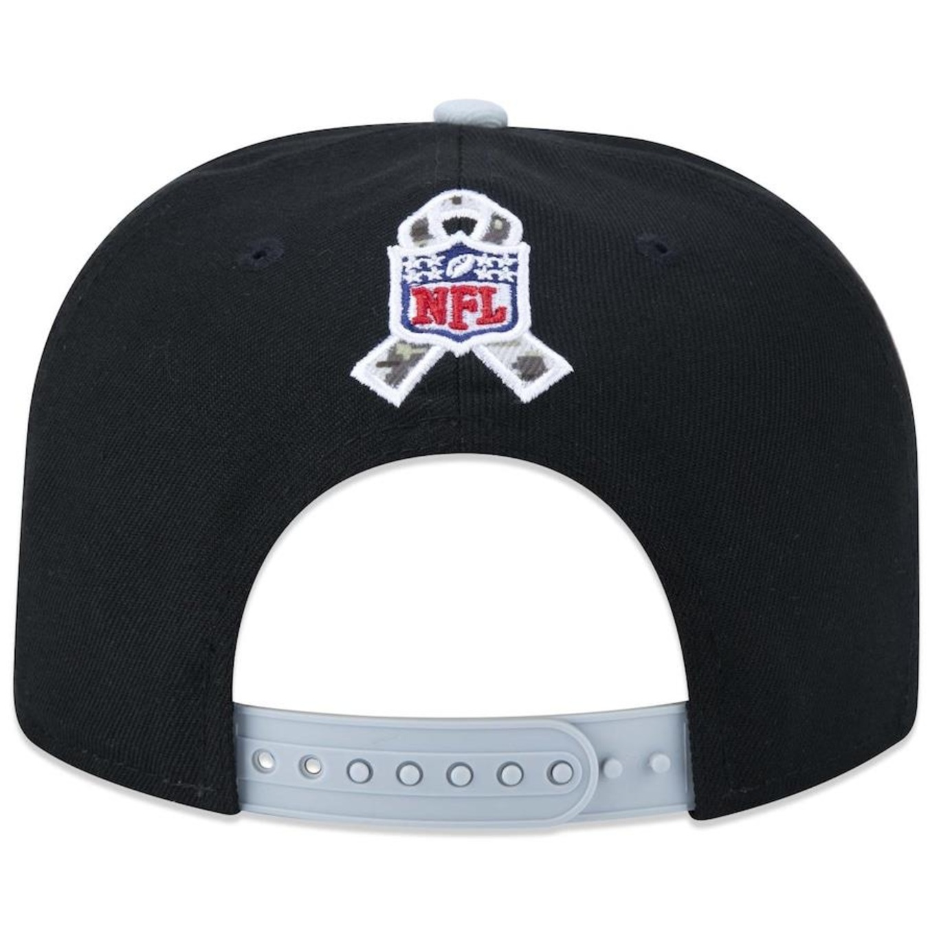 Boné Aba Reta New Era 9Fifty Las Vegas Raiders Salute To Service 2022 - Snapback - Adulto - Foto 4