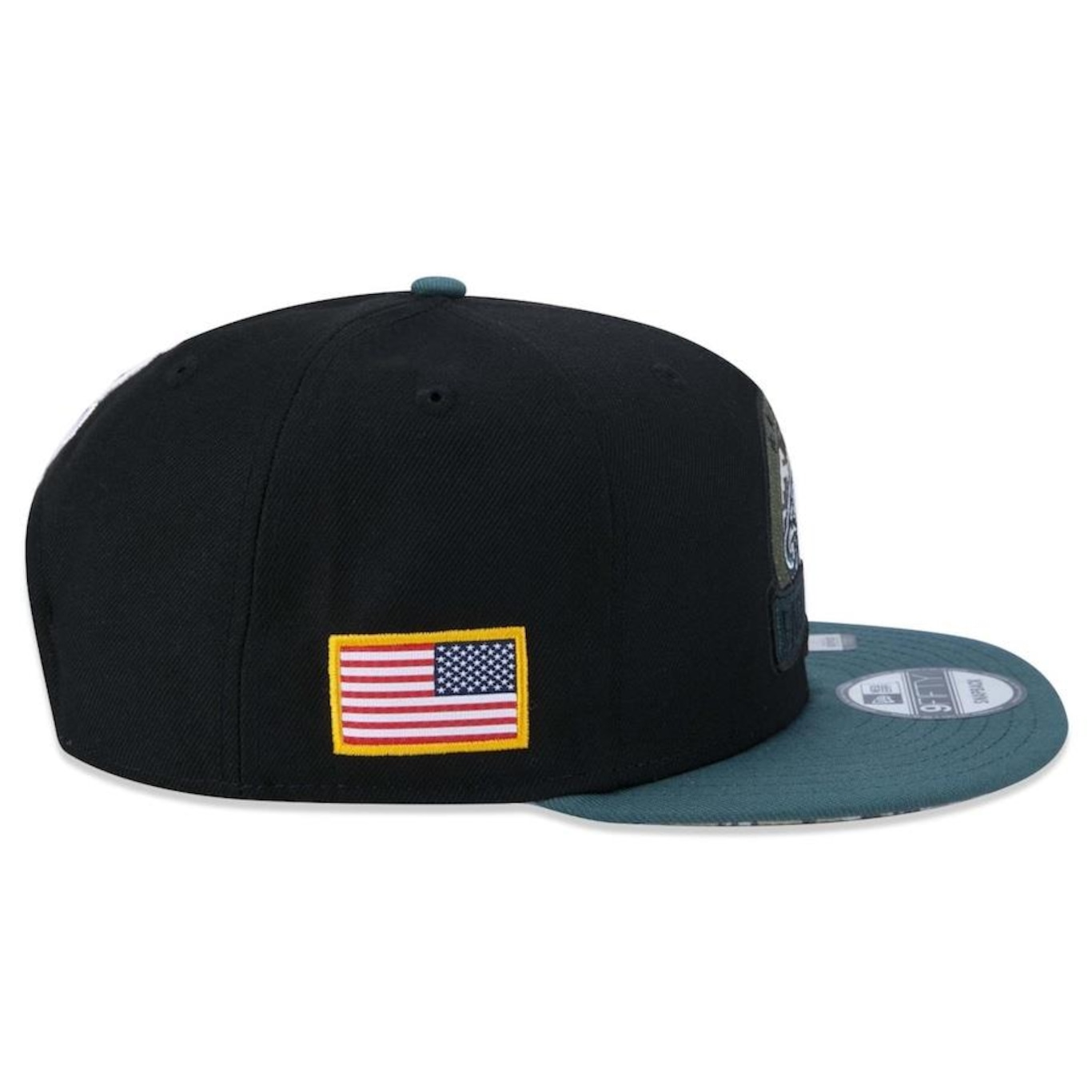 Boné Aba Reta New Era 9Fifty Philadelphia Eagles Salute To Service 2022 - Snapback - Adulto - Foto 6