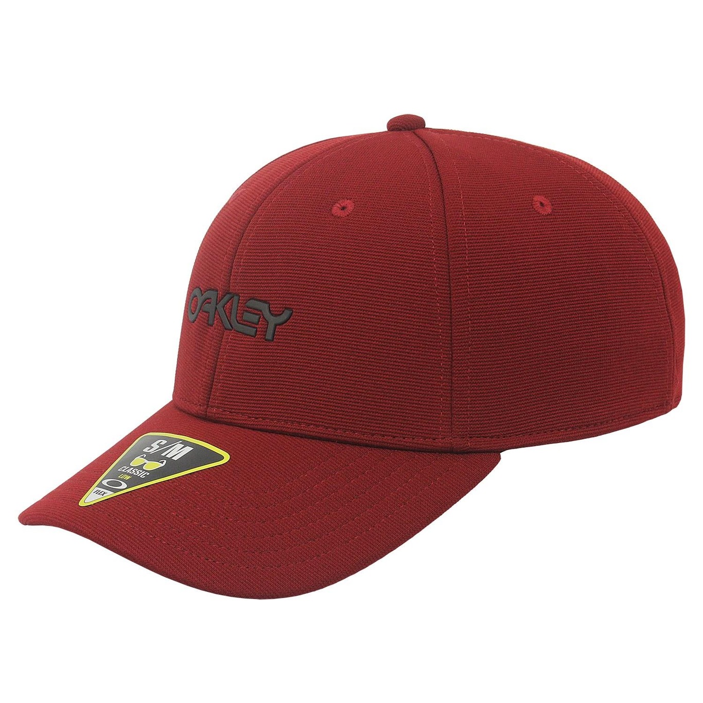 Boné Aba Curva Oakley 6 Panel Stretch Metallic Hat Iron - Fechado - Adulto - Foto 1