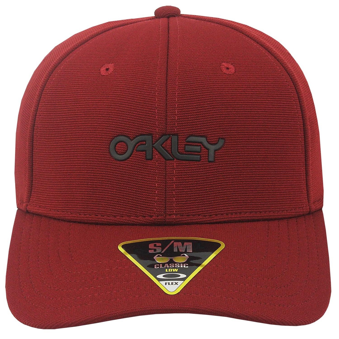 Boné Aba Curva Oakley 6 Panel Stretch Metallic Hat Iron - Fechado - Adulto - Foto 2