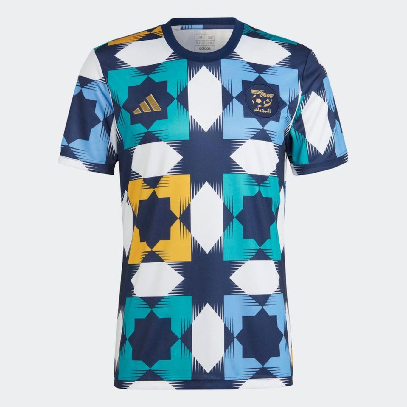 Camisa Pré-jogo da Argélia adidas - Masculina - Foto 5