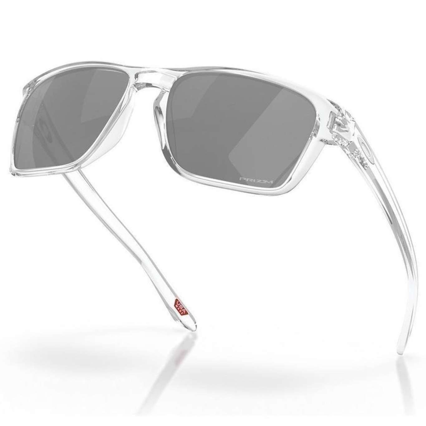 Óculos de Sol Oakley Sylas Polished Clear Prizm - Unissex - Foto 3