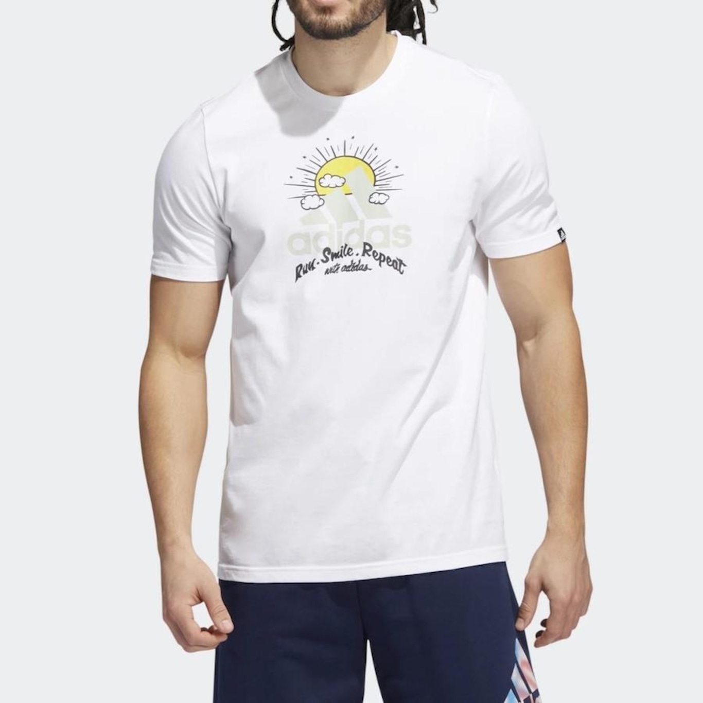 Camiseta adidas Aworld Run - Masculina - Foto 2