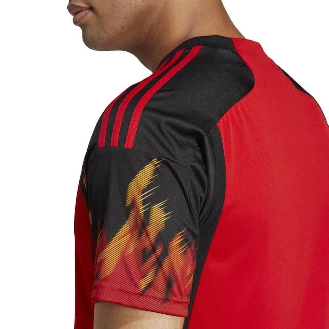 Camisa 1 Bélgica 22 adidas - Masculina - Foto 3