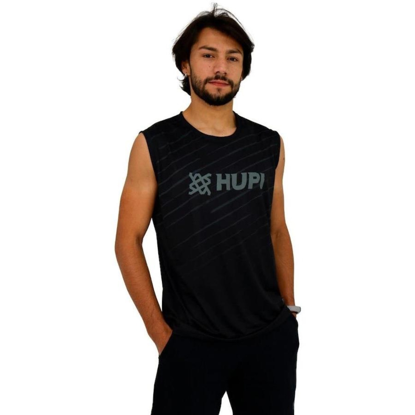 Camiseta Regata Hupi Side - Masculina - Foto 4