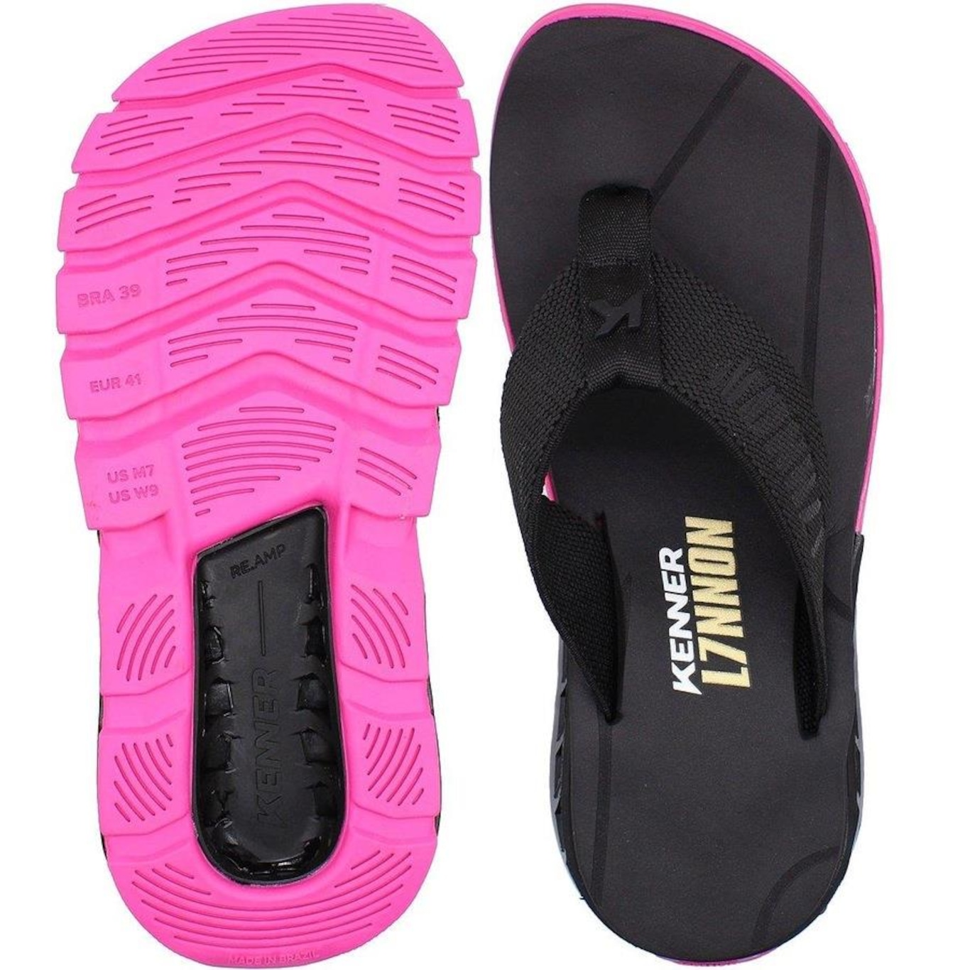 Chinelo Kenner L7Nnon Rakka Salto - Masculina - Foto 3