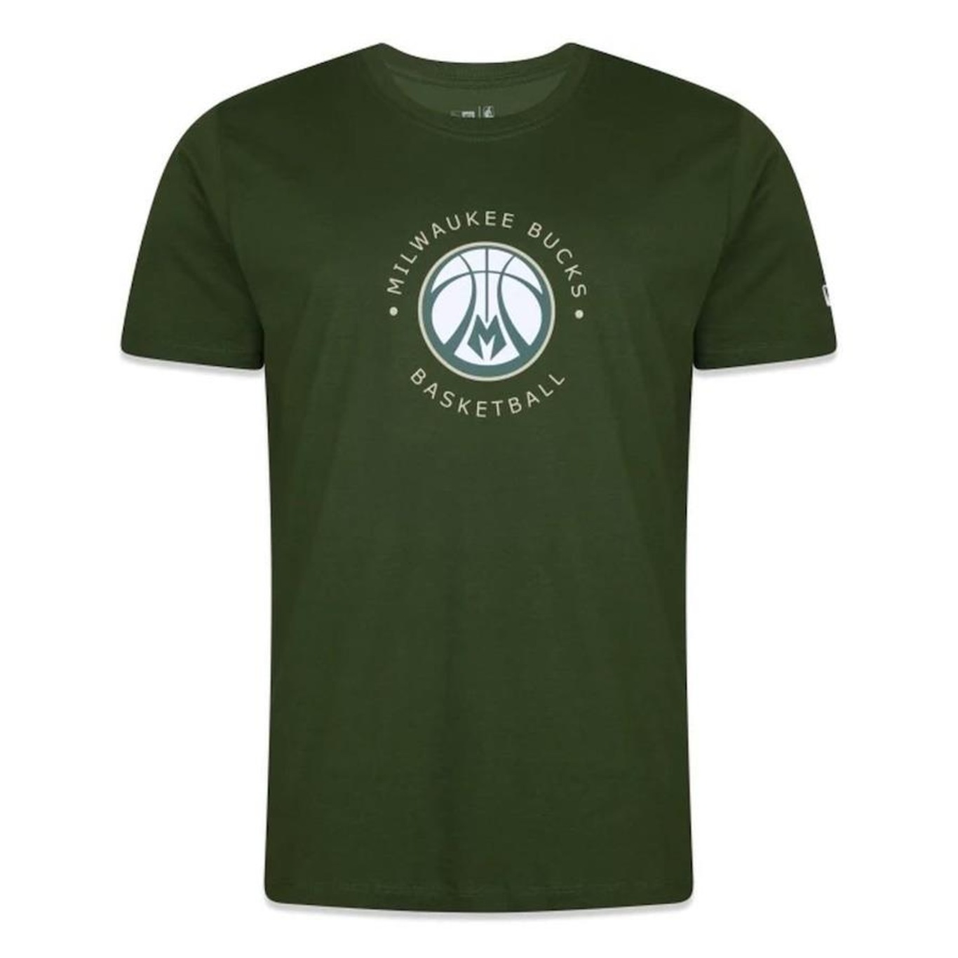 Camiseta New Era Milwaukee Bucks Core - Masculina - Foto 1