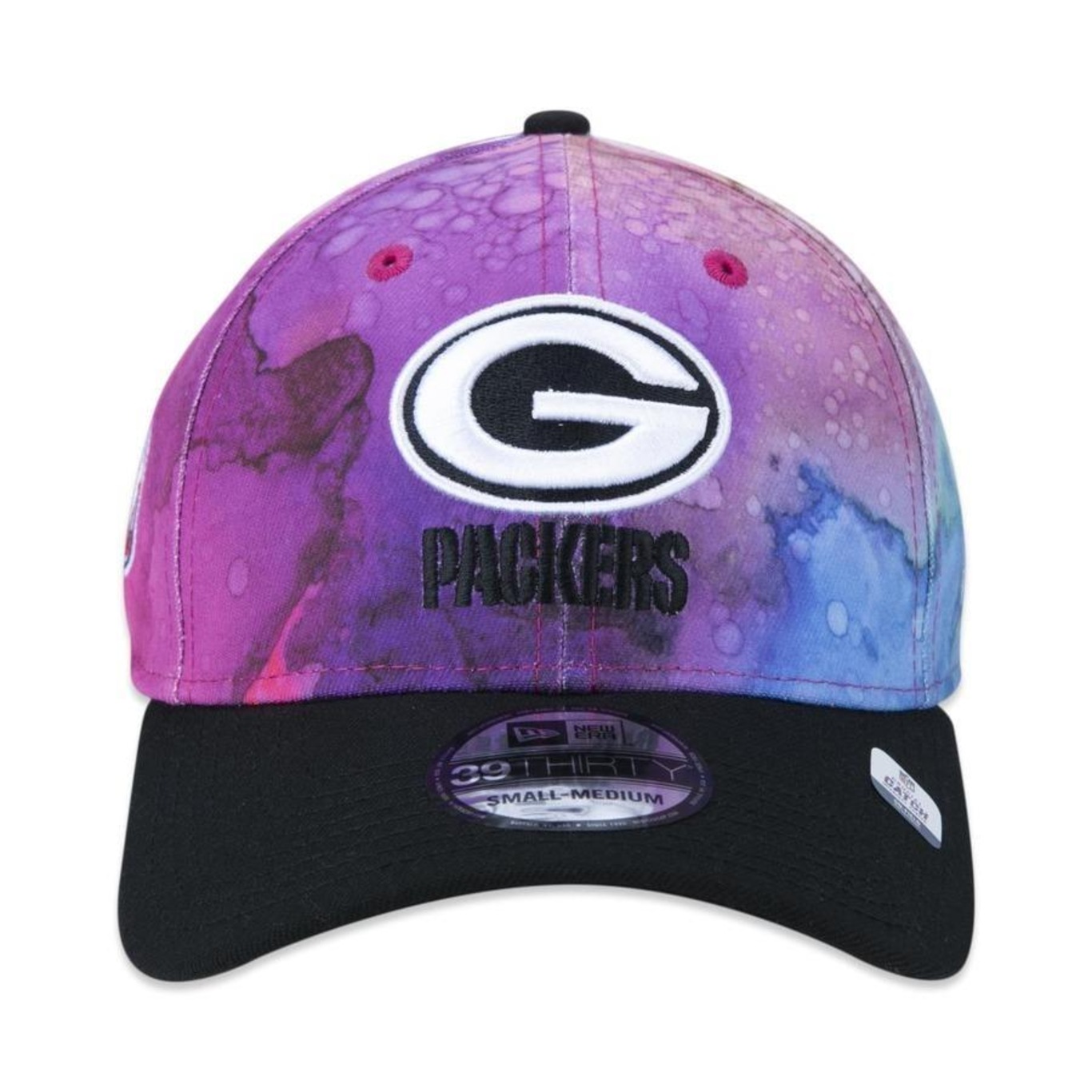 Boné Aba Curva New Era 39Thirty Green Bay Packers Crucial Catch 2022 - Stretch Fit - Masculino - Foto 2