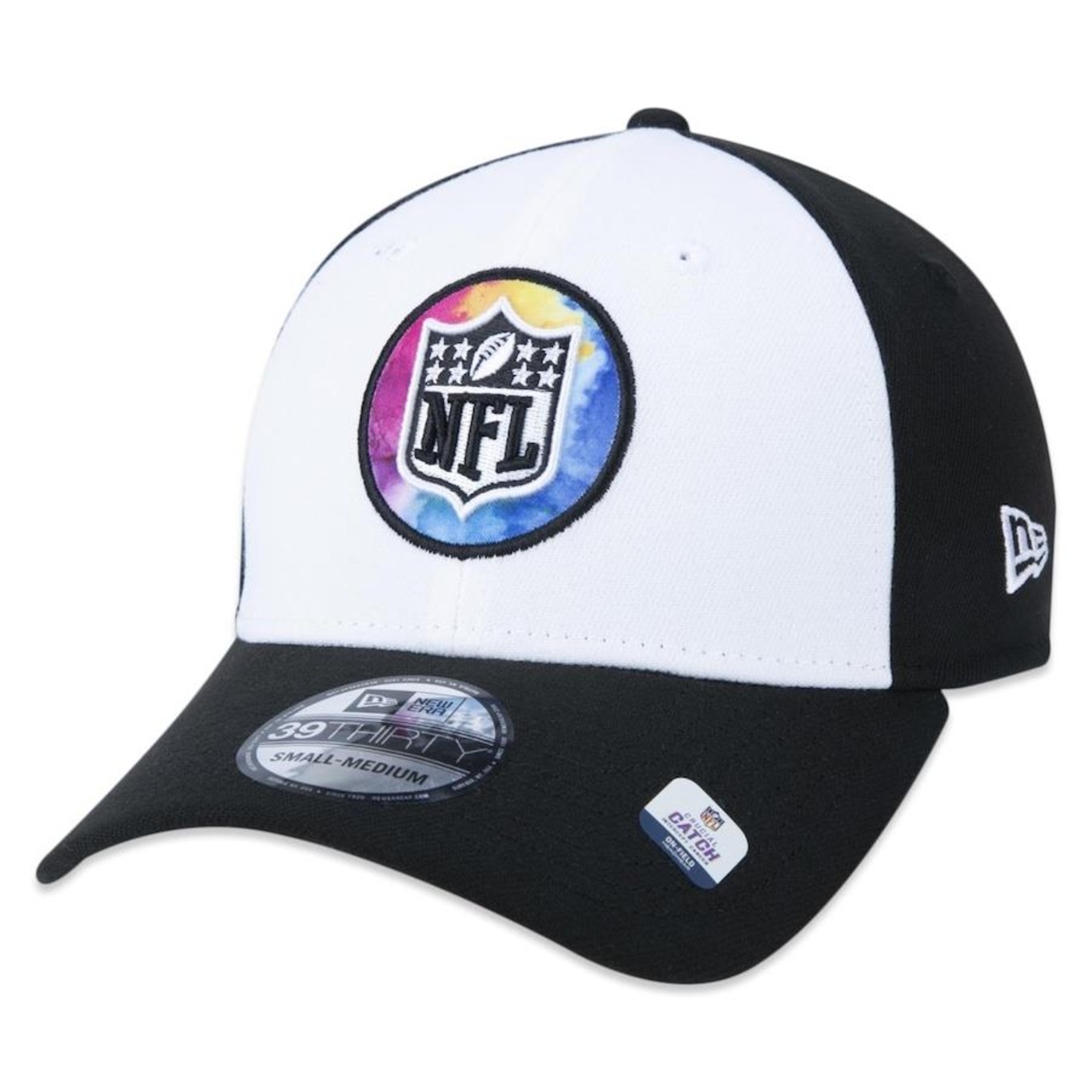 Boné Aba Curva New Era 39Thirty Nfl Shield Crucial Catch 2022 - Stretch Fit - Masculino - Foto 3