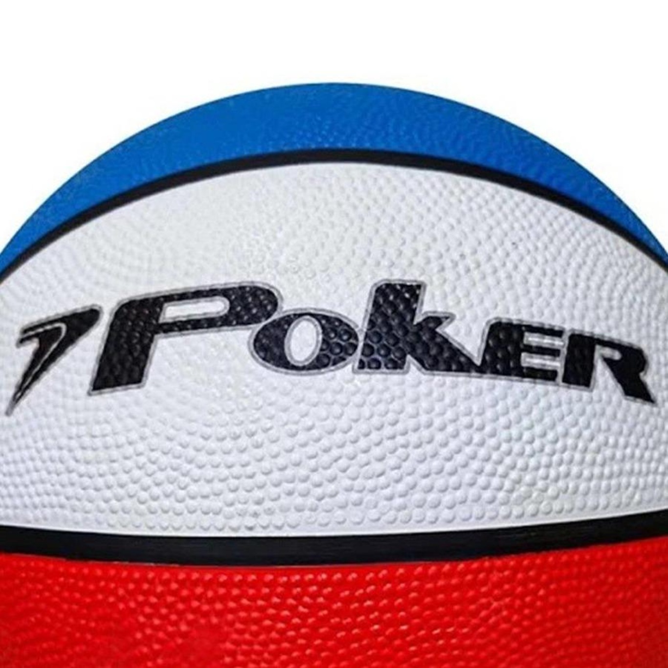 Bola Poker Basquete Outdoor 7 - Branco e Azul - Joinville Sportcenter