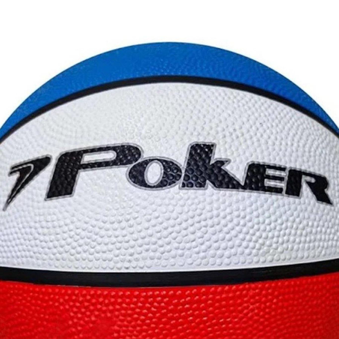 Bola Poker Basquete Outdoor 7 - Branco e Azul - Joinville Sportcenter