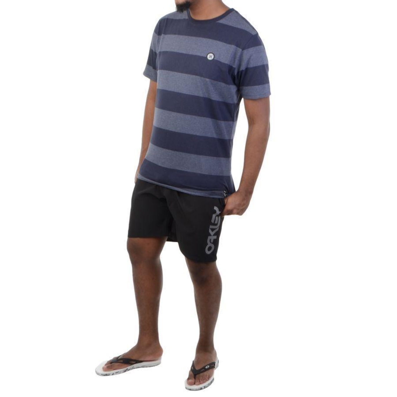 Camiseta Hurley Sunday - Masculina - Foto 2