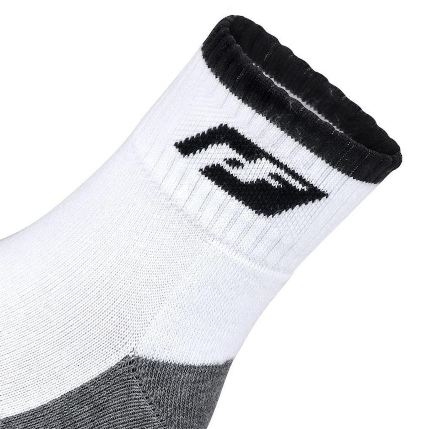 Kit Meias Polyfibre Tennis Socken - 2 Pares - 41 a 44 - Unissex - Foto 2