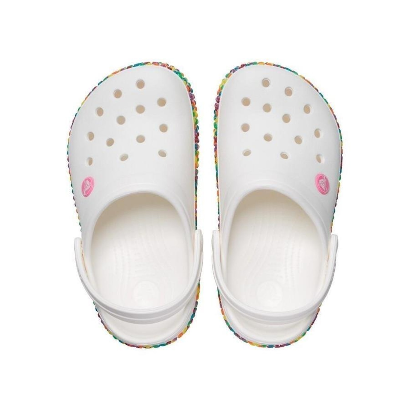 Sandália Crocs Crocband Gem Band Clog - Infantil - Foto 5