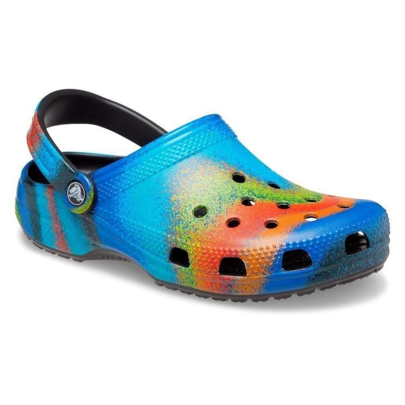 Sandália Crocs Classic Spray Dye Clog - Unissex - Foto 2