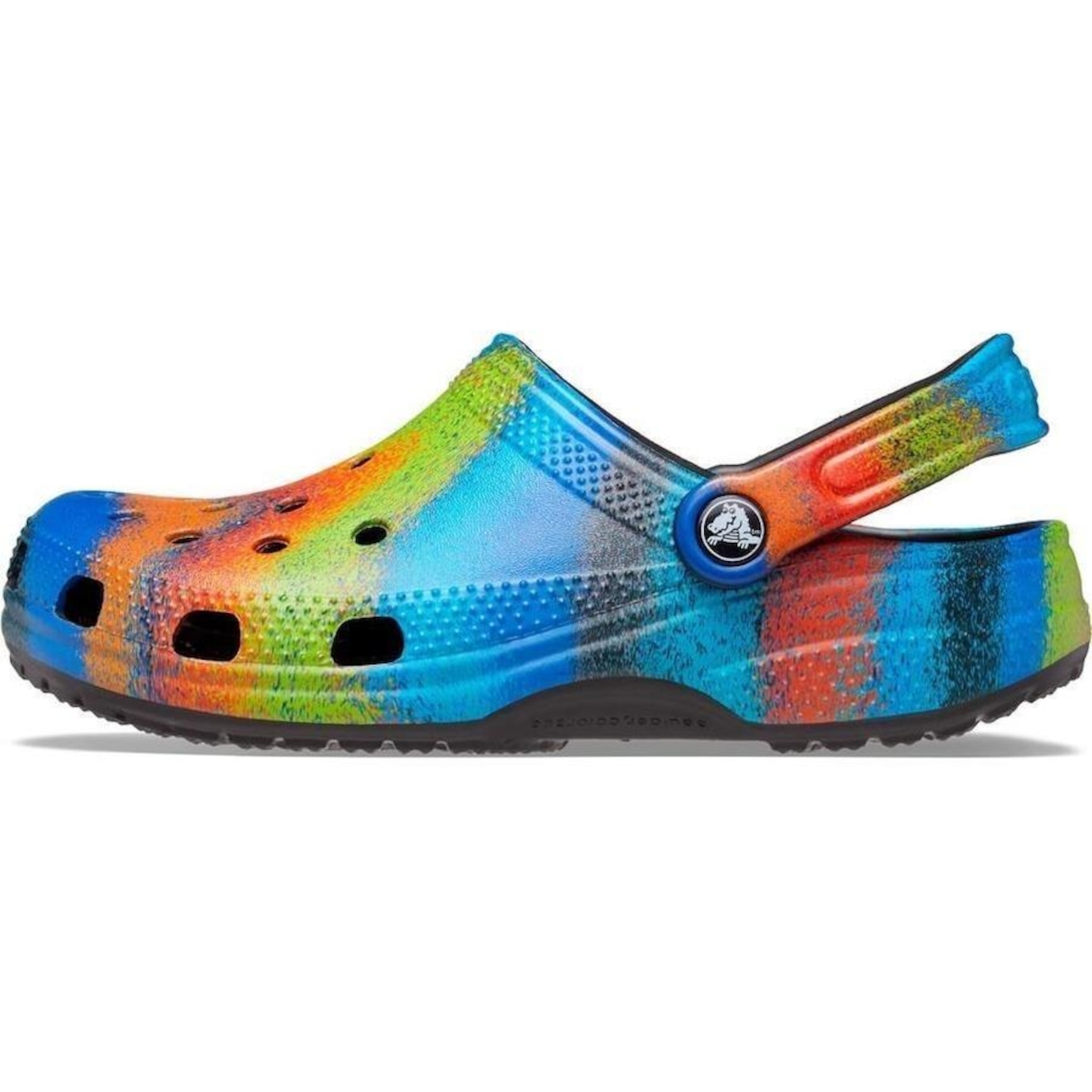 Sandália Crocs Classic Spray Dye Clog - Unissex - Foto 3