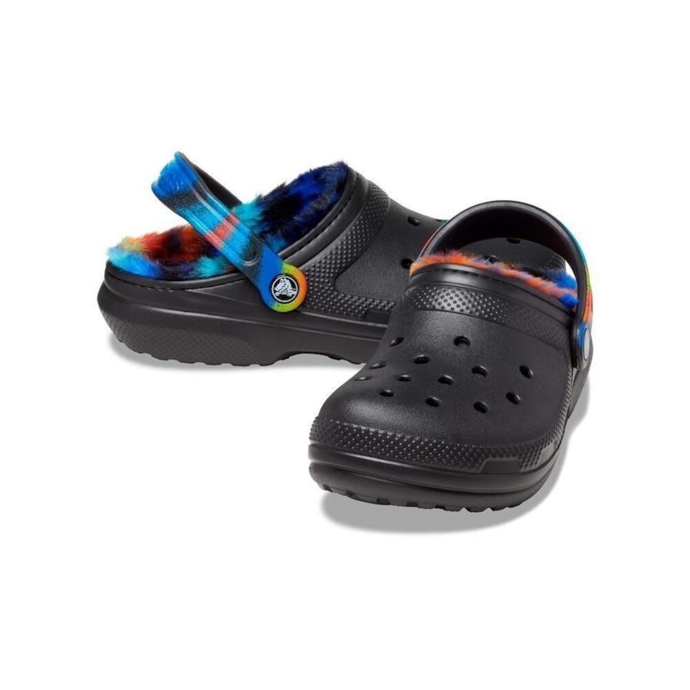 Sandália Crocs Classic Lined Spray Dye Clog - Unissex - Foto 4