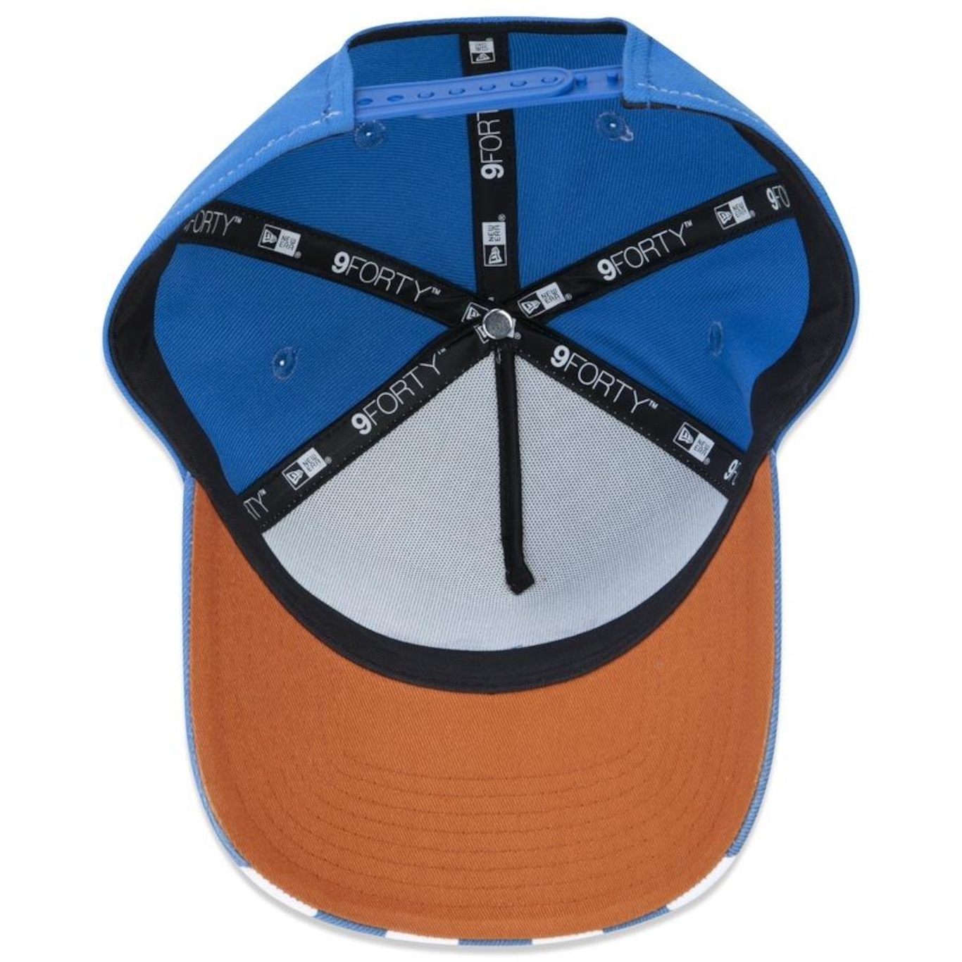 Boné Aba Curva New Era 9Forty A-Frame Vacation Listrado - Snapback - Adulto - Foto 5