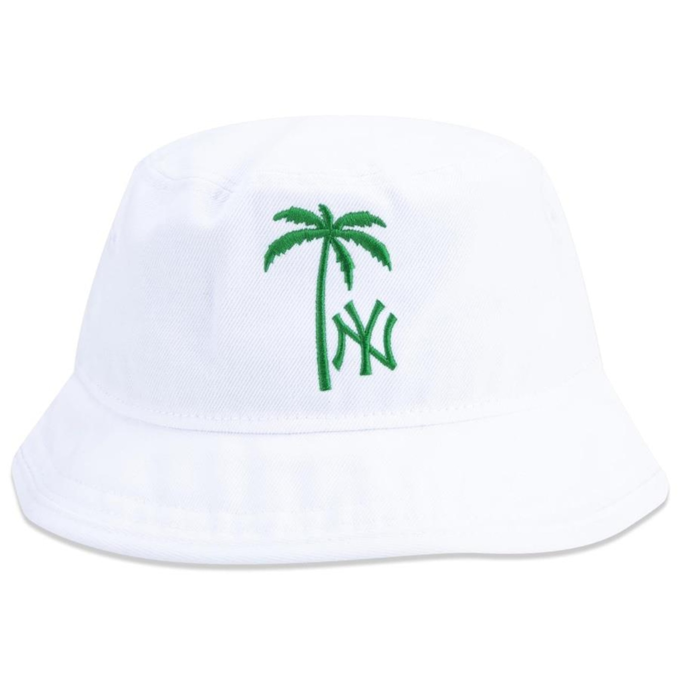 Chapeu Bucket New Era MLB New York Yankees Vacation Off White - Adulto - Foto 2