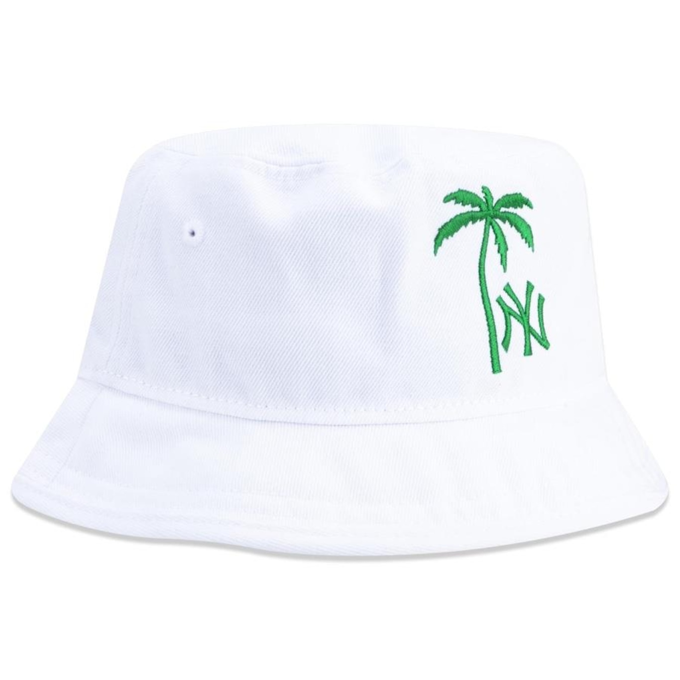 Chapeu Bucket New Era MLB New York Yankees Vacation Off White - Adulto - Foto 3