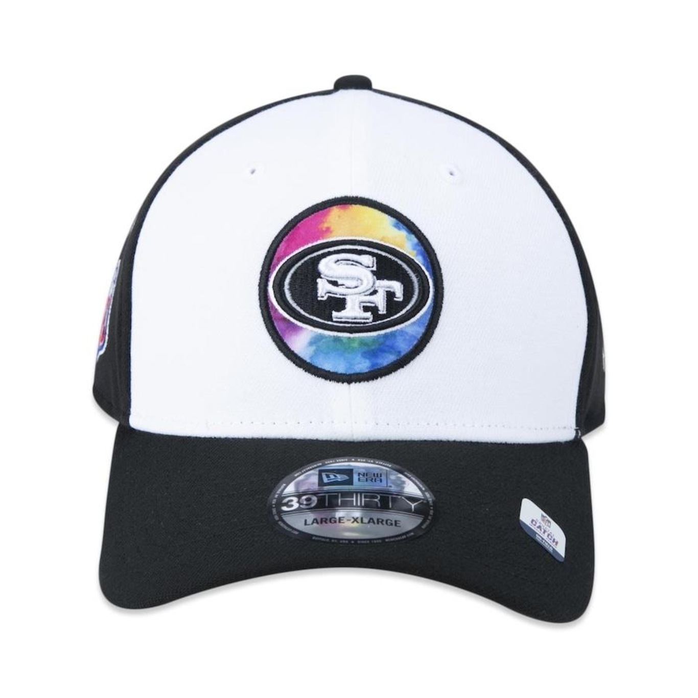 Boné Aba Curva New Era 39Thirty San Francisco 49Ers Crucial Catch 2022 - Stretch Fit - Masculino - Foto 2