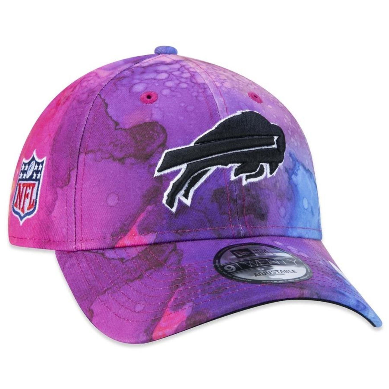 Boné Aba Curva New Era 9Twenty Buffalo Bills Crucial Catch 2022 - Strapback - Adulto - Foto 1