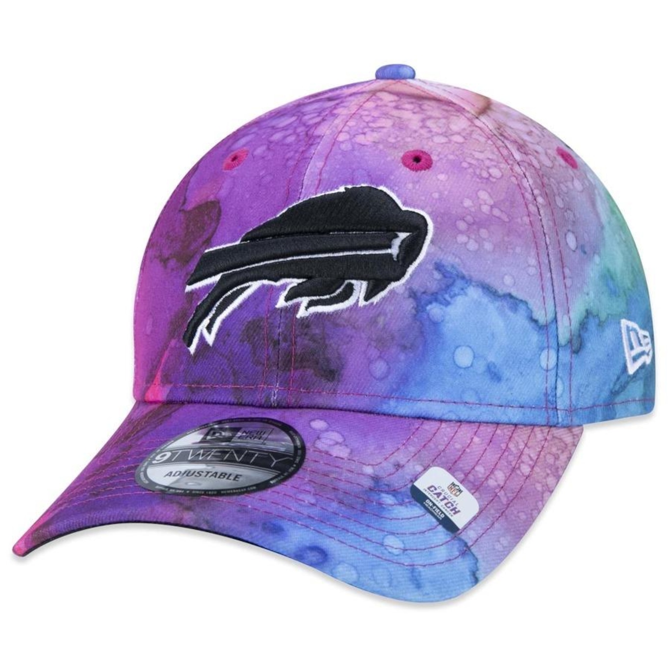 Boné Aba Curva New Era 9Twenty Buffalo Bills Crucial Catch 2022 - Strapback - Adulto - Foto 3