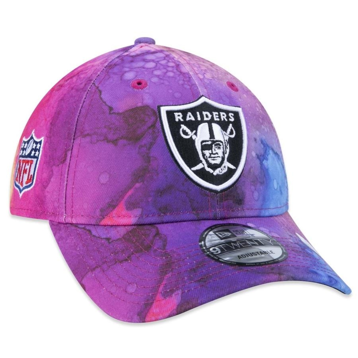 Boné Aba Curva New Era 9Twenty Las Vegas Raiders Crucial Catch 2022 - Strapback - Adulto - Foto 1