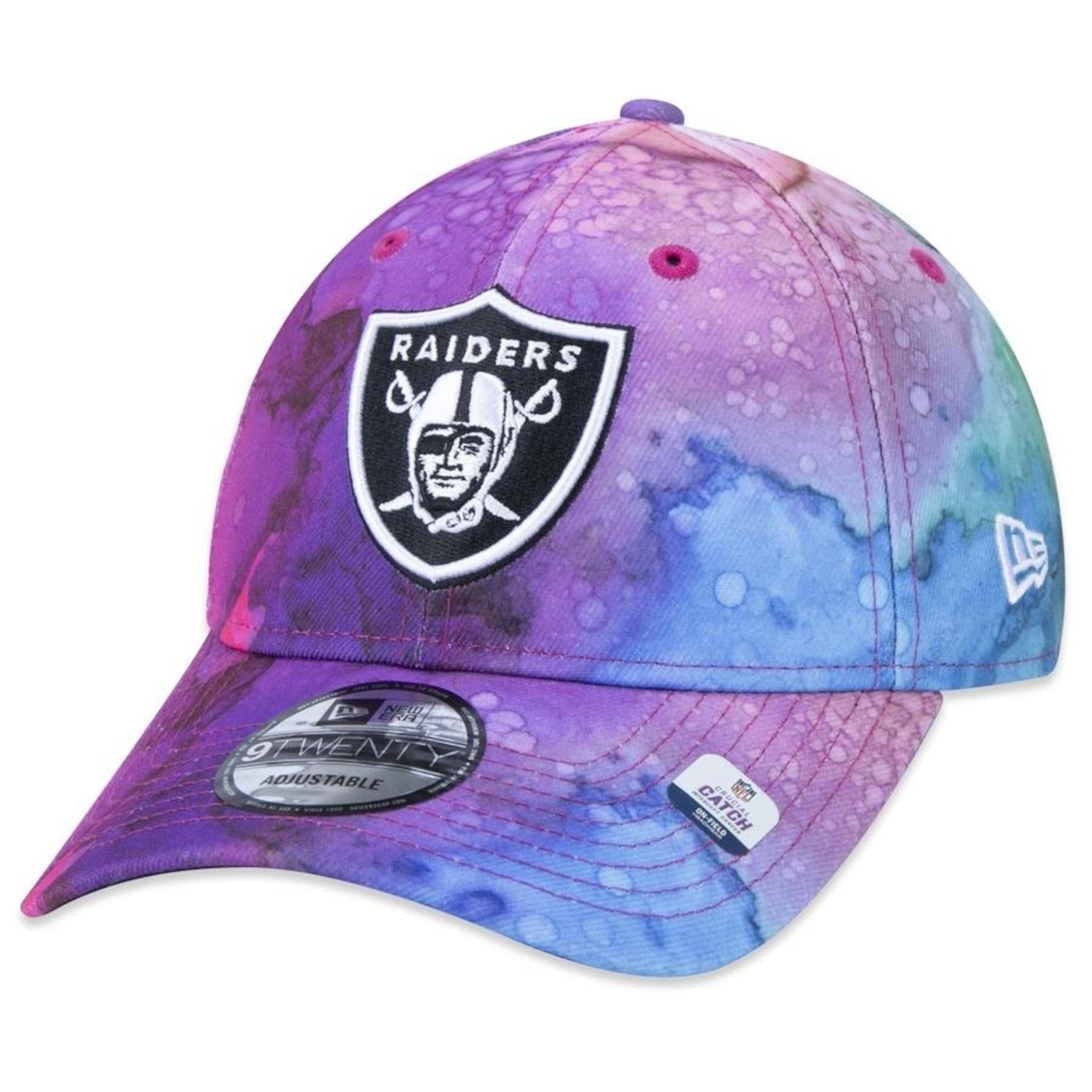 Boné Aba Curva New Era 9Twenty Las Vegas Raiders Crucial Catch 2022 - Strapback - Adulto - Foto 3