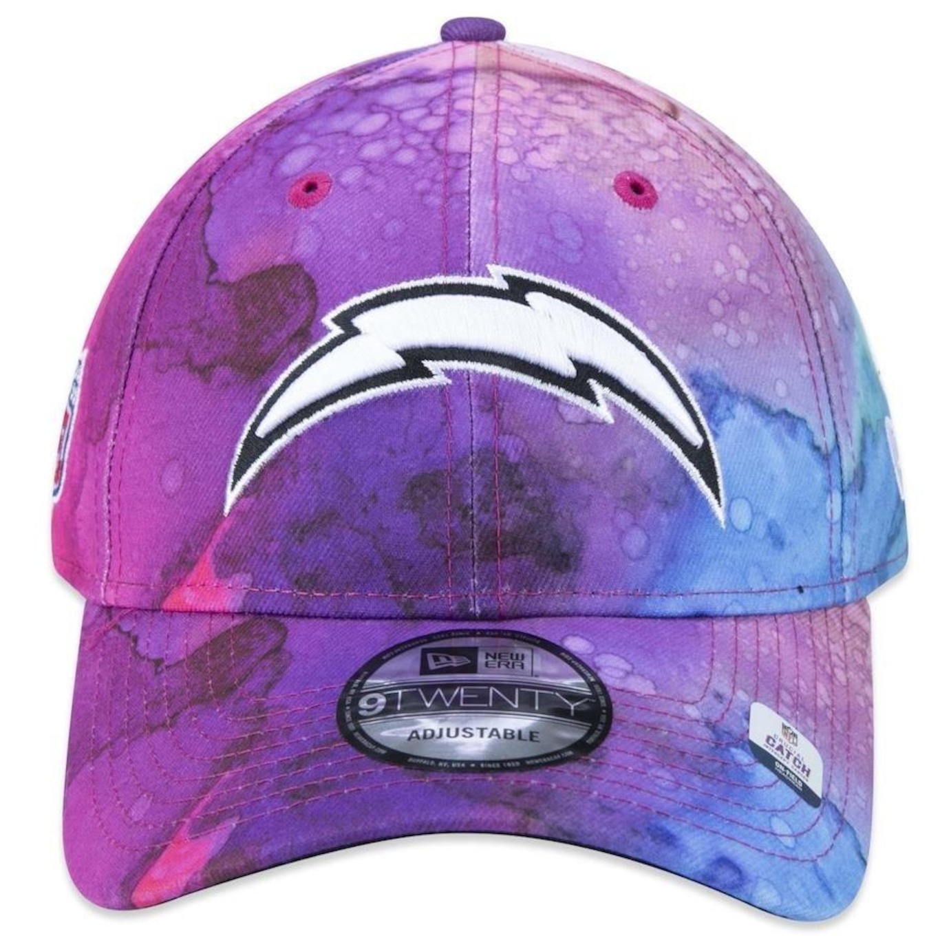 Boné Aba Curva New Era 9Twenty Los Angeles Chargers Crucial Catch 2022 - Strapback - Adulto - Foto 2