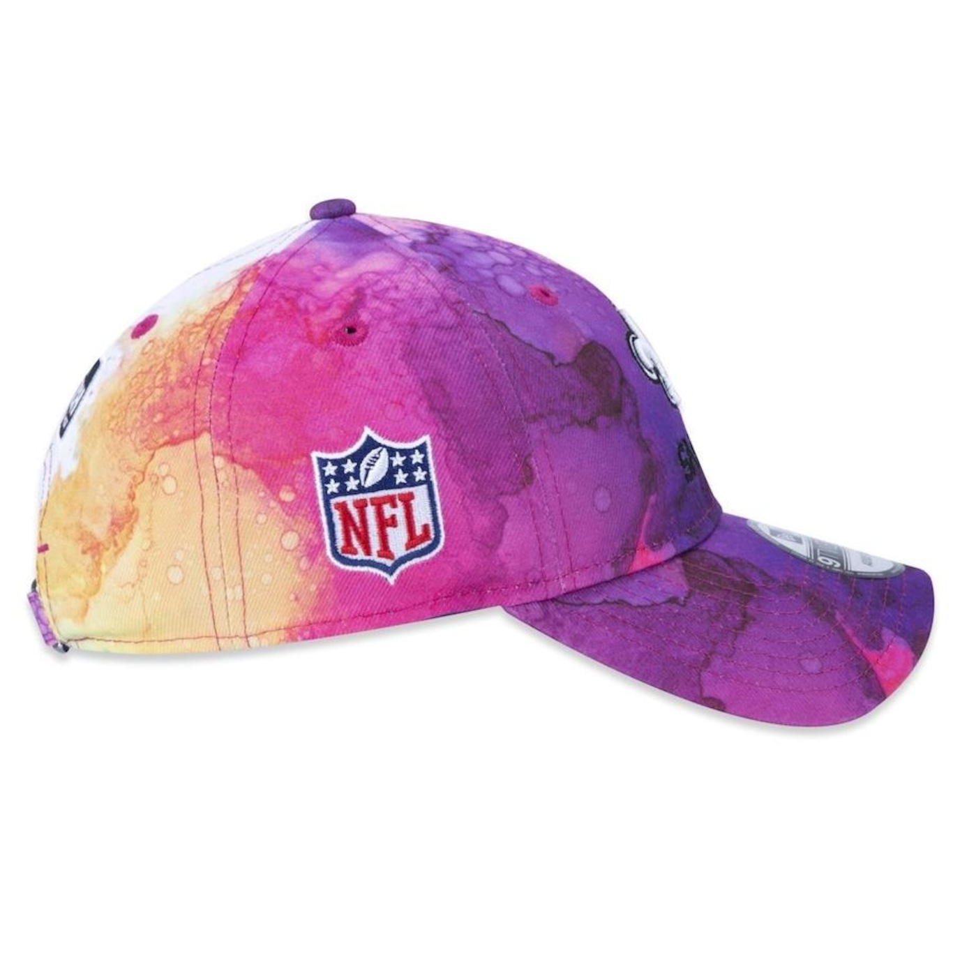 Boné Aba Curva New Era 9Twenty New Orleans Saints Crucial Catch 2022 - Strapback - Adulto - Foto 6