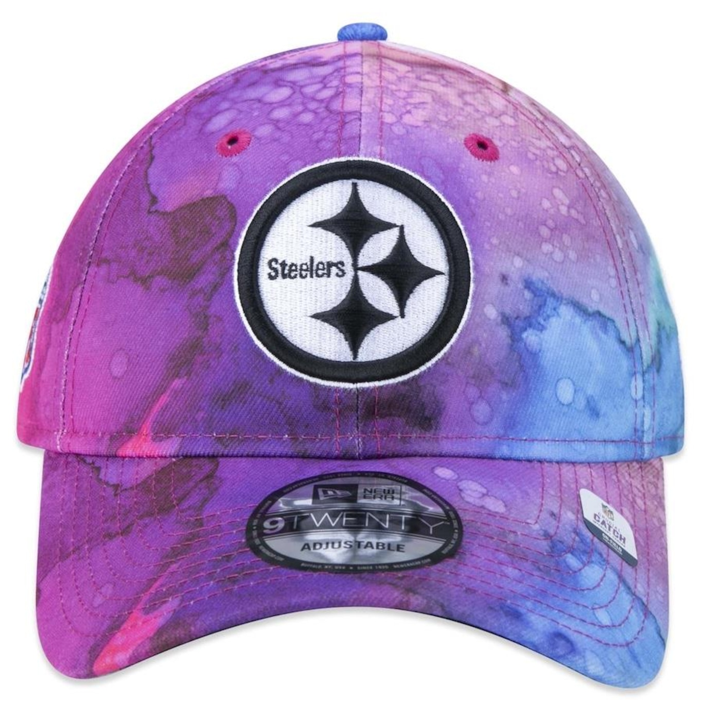 Boné Aba Curva New Era 9Twenty Pittsburgh Steelers Crucial Catch 2022 - Strapback - Adulto - Foto 2