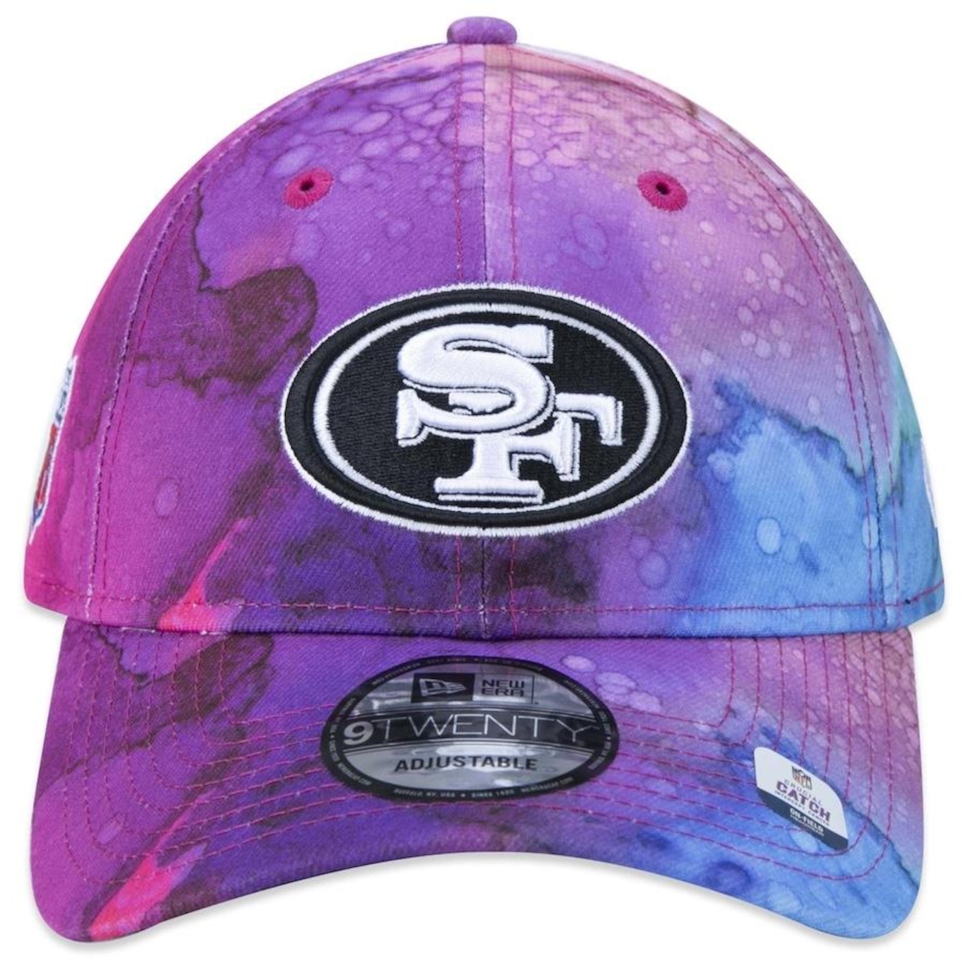 Boné Aba Curva New Era 9Twenty San Francisco 49Ers Crucial Catch 2022 - Strapback - Adulto - Foto 2