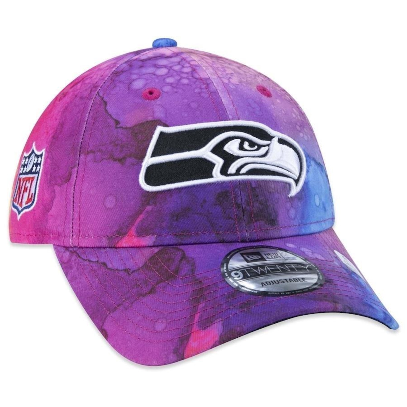 Boné Aba Curva New Era 9Twenty Seattle Seahawks Crucial Catch 2022 - Strapback - Adulto - Foto 1