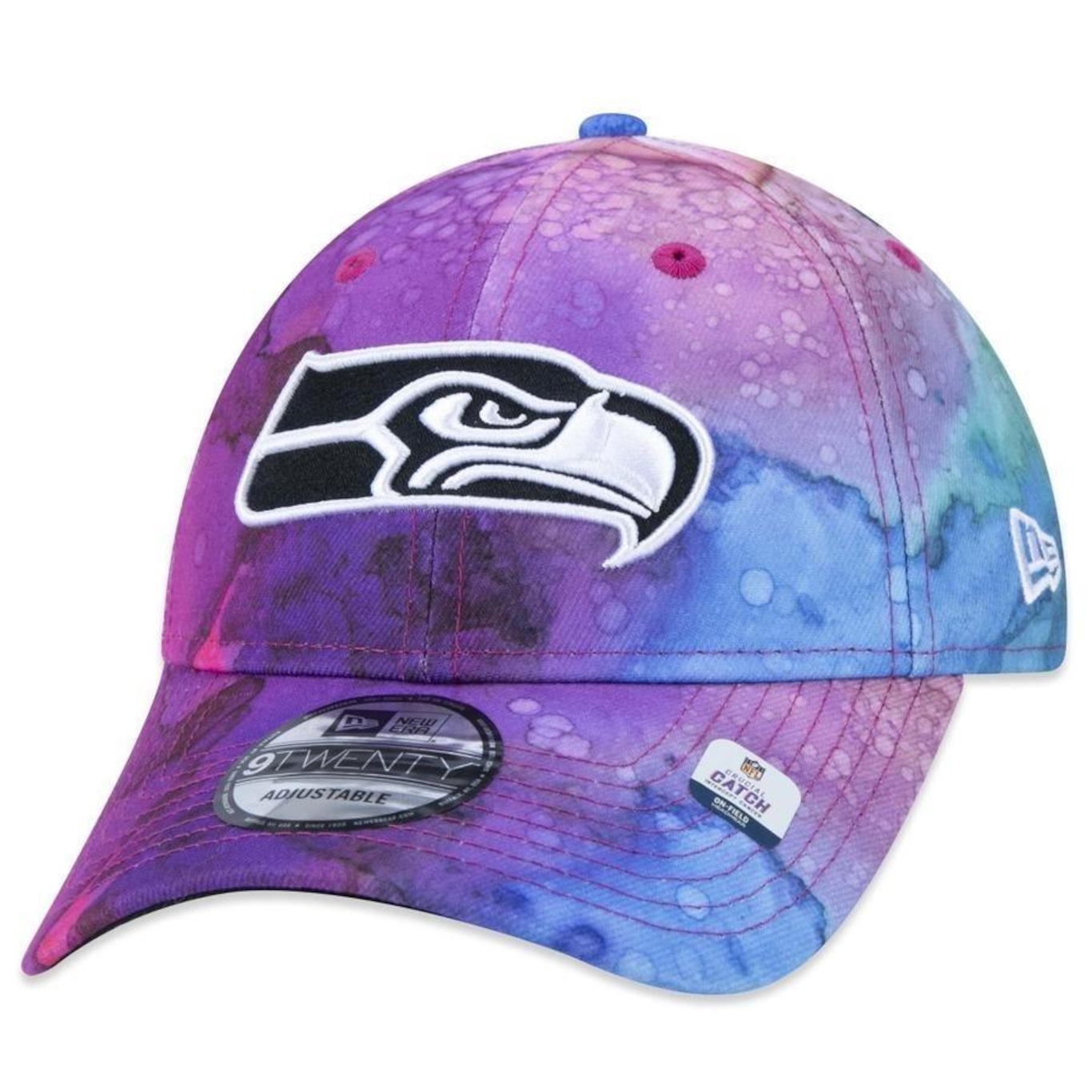 Boné Aba Curva New Era 9Twenty Seattle Seahawks Crucial Catch 2022 - Strapback - Adulto - Foto 3