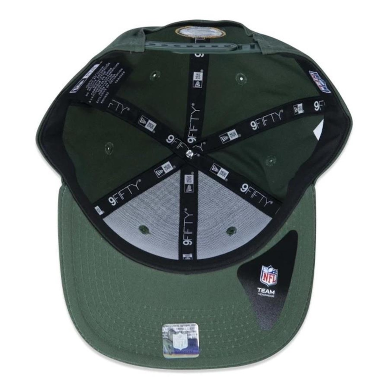 Boné Aba Reta New Era 9Fifty NFL Green Bay Packers Tecnologic - Snapback - Adulto - Foto 5