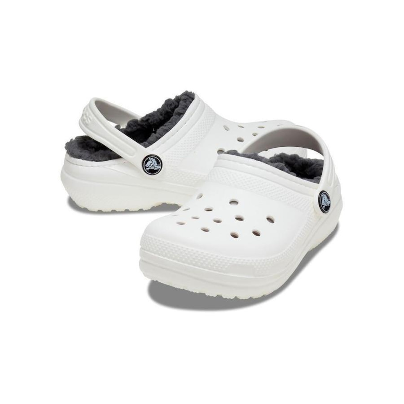 Sandália Crocs Classic Lined K - Infantil - Foto 4