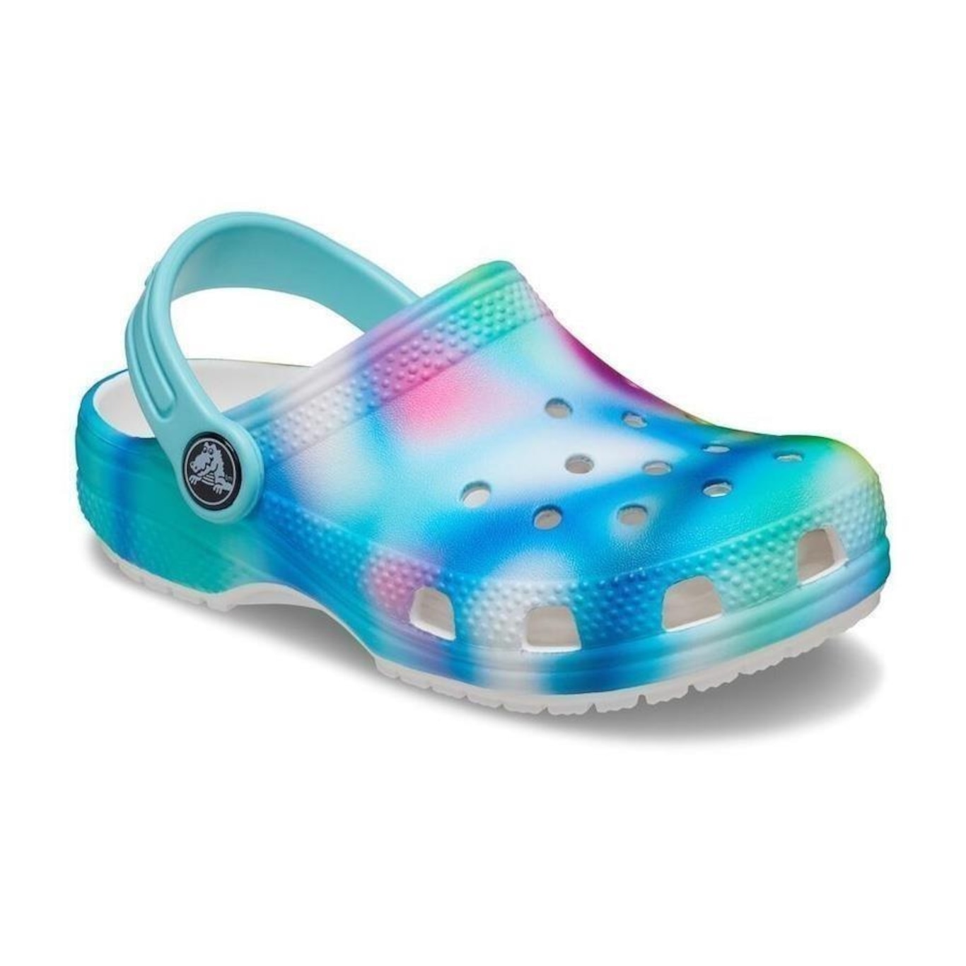 Sandália Crocs Classic Solarized - Infantil - Foto 2