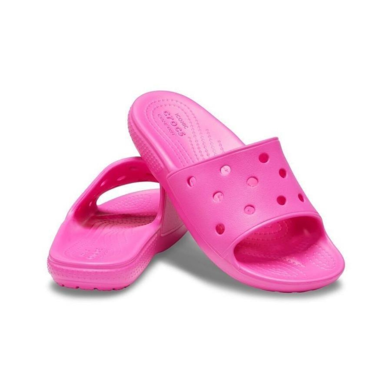 Sandália Crocs Classic Slide - Infantil - Foto 4