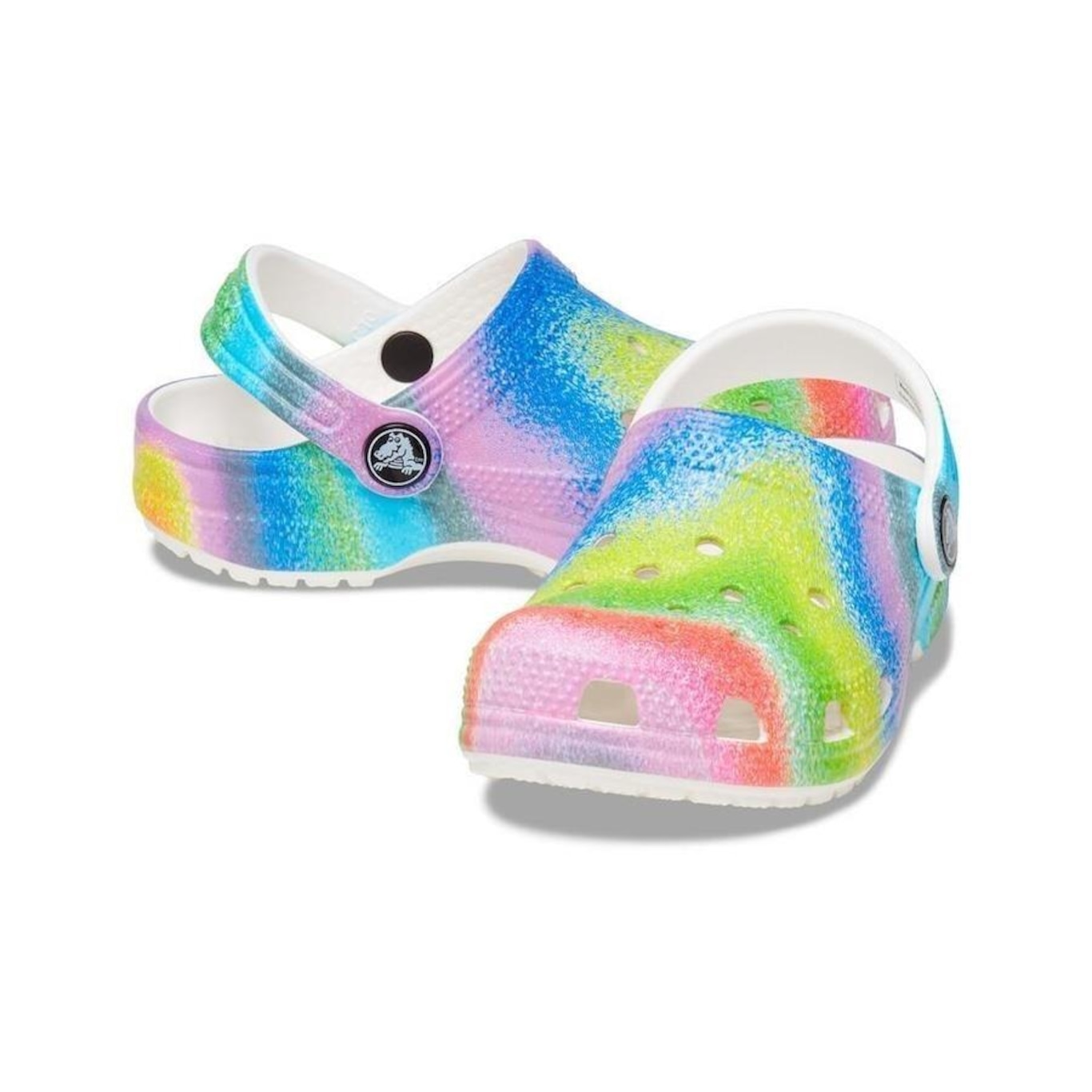 Sandália Crocs Classic Spray Dye Clog Kidst - Infantil - Foto 4