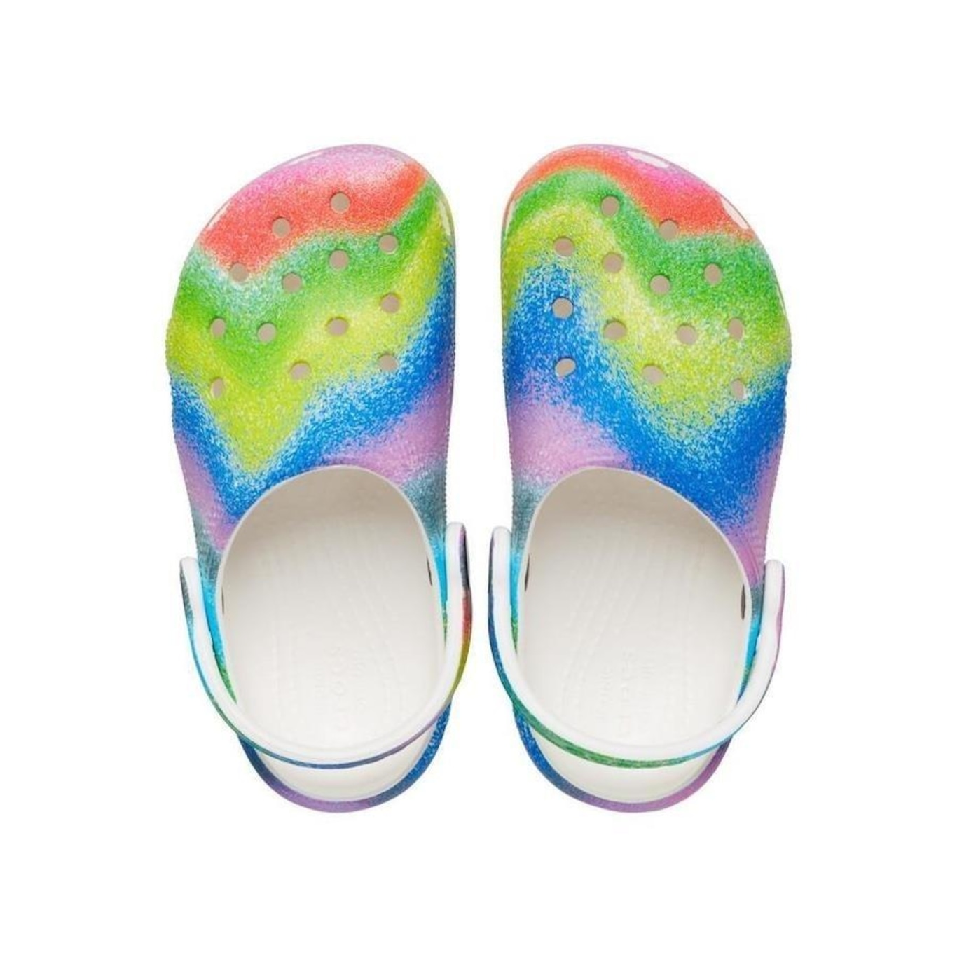 Sandália Crocs Classic Spray Dye Clog Kidst - Infantil - Foto 5