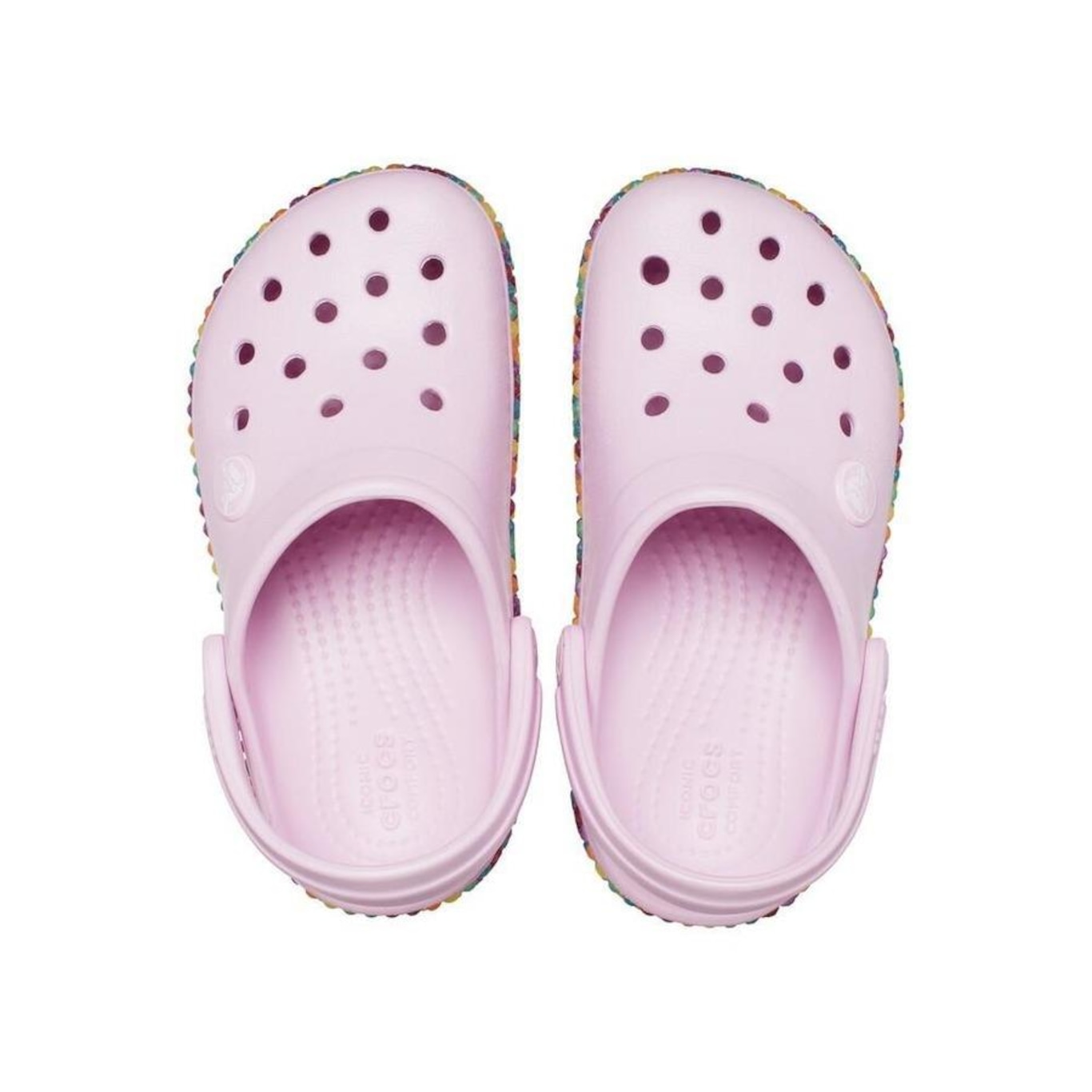 Sandália Crocs Crocband Gem Band Clog Ballerina - Infantil - Foto 5