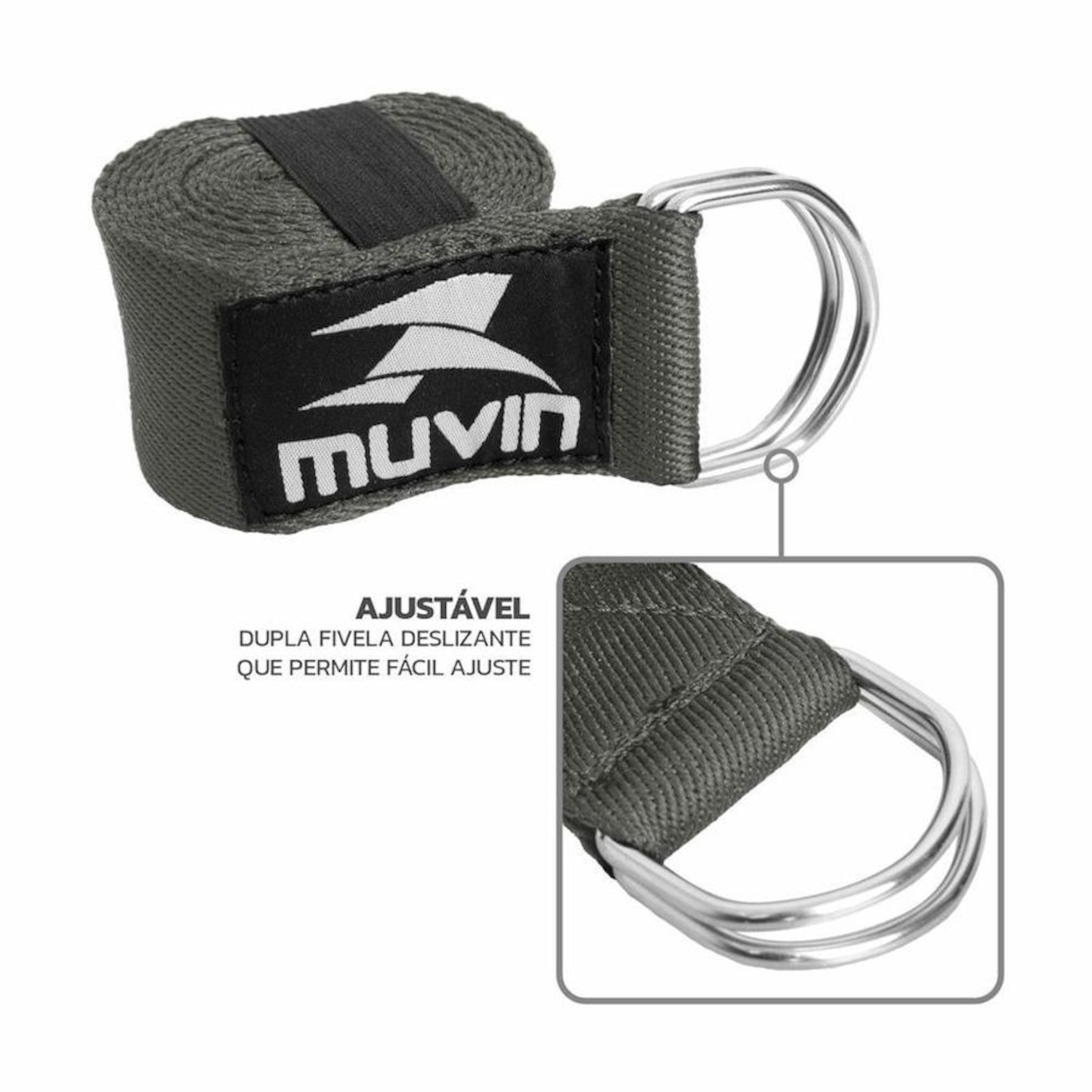 Strap para Yoga Muvin - 245cm - Foto 4