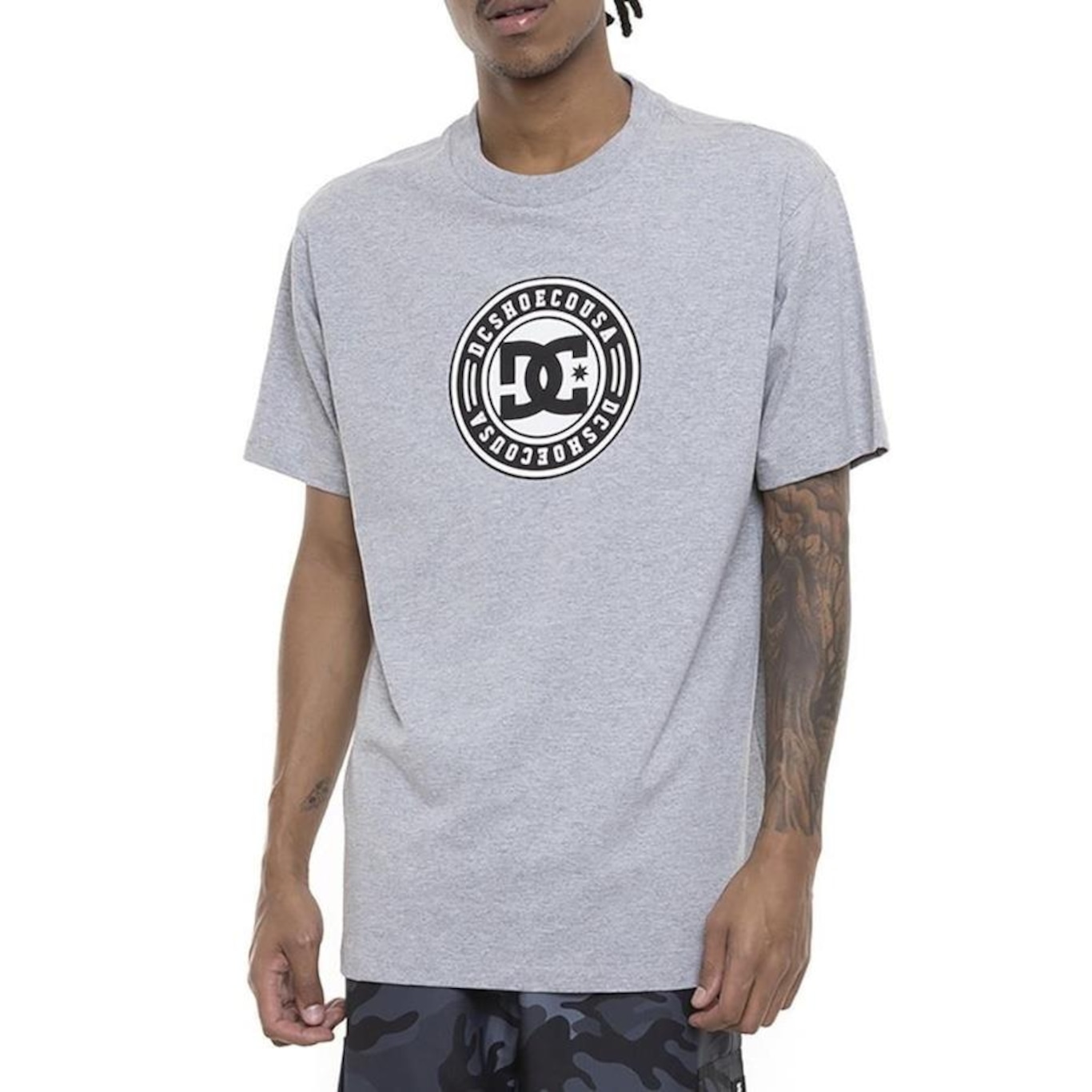 Camiseta DC Shoes VC Paper Clip Patch-M SM23 - Masculina - Foto 1