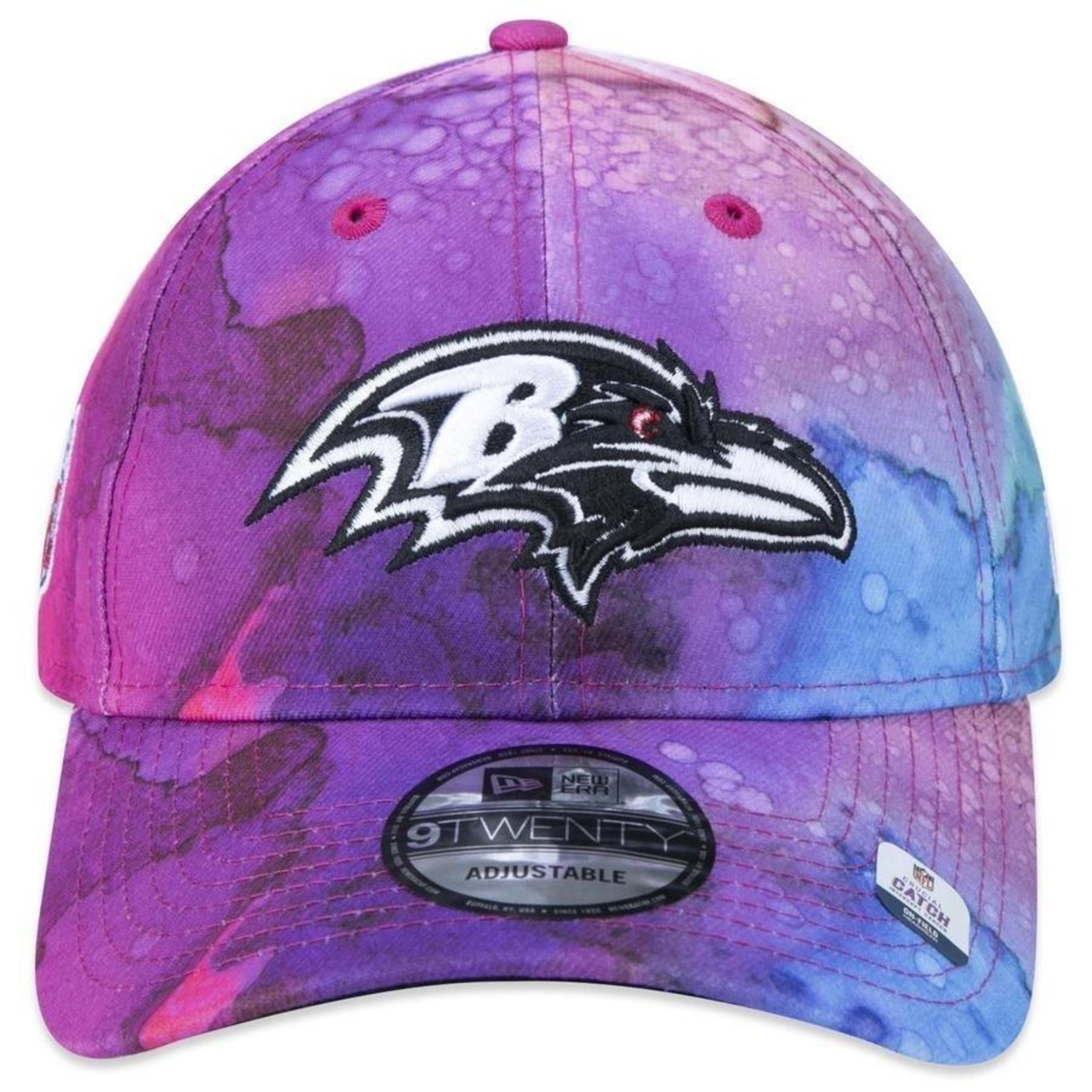 Boné Aba Curva New Era 9Twenty Baltimore Ravens Crucial Catch 2022 - Strapback - Adulto - Foto 2