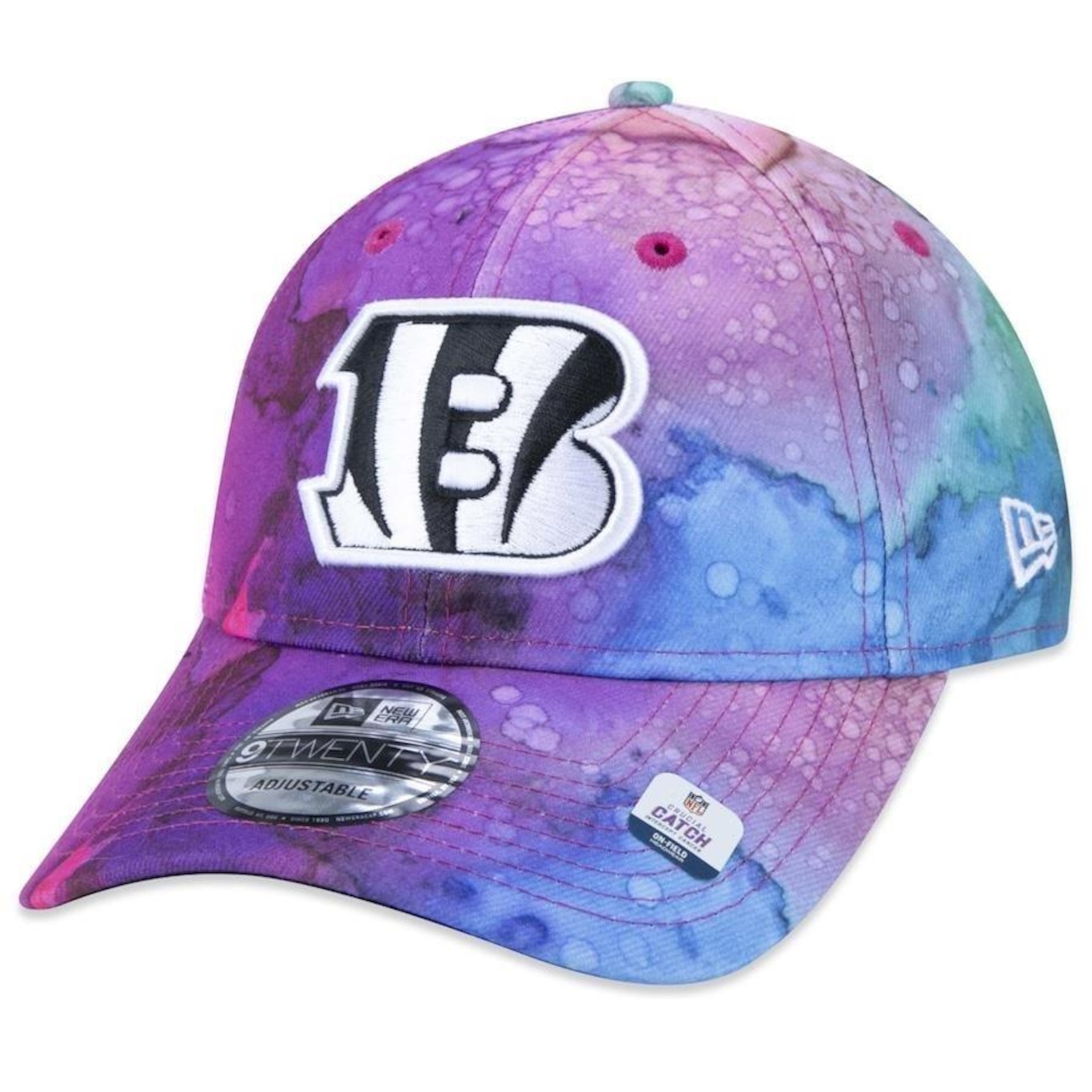 Boné Aba Curva New Era 9Twenty Cincinnati Bengals Crucial Catch 2022 - Strapback - Adulto - Foto 3